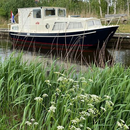 Boat Ella - Kamperen Op Het Water -Niet Om Mee Te Varen -Read Host Profile-Lees Hostprofiel Jutrijp 외부 사진
