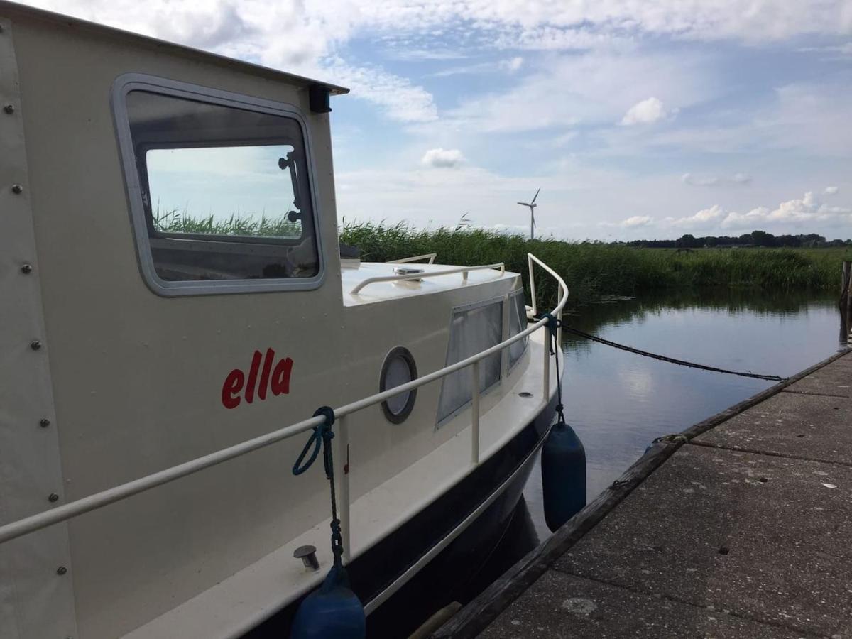 Boat Ella - Kamperen Op Het Water -Niet Om Mee Te Varen -Read Host Profile-Lees Hostprofiel Jutrijp 외부 사진